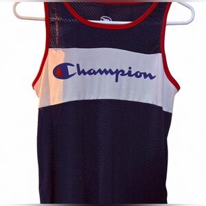 Champion Navy and Red Jersey Tank